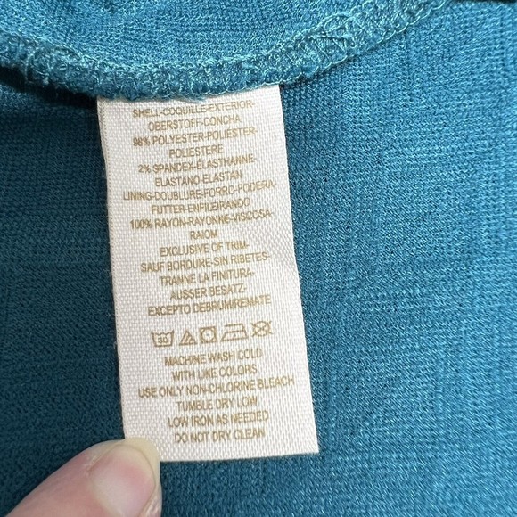 Free People Teal Fit n Flare Show Me Your Back Dress XS Above Knee - Picture 12 of 14